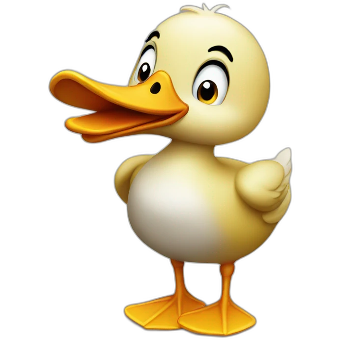 duck singing emoji