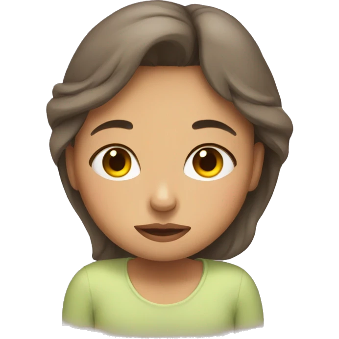 Sleepy girl  emoji