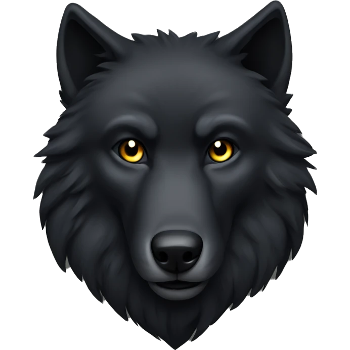 Big black wolves emoji