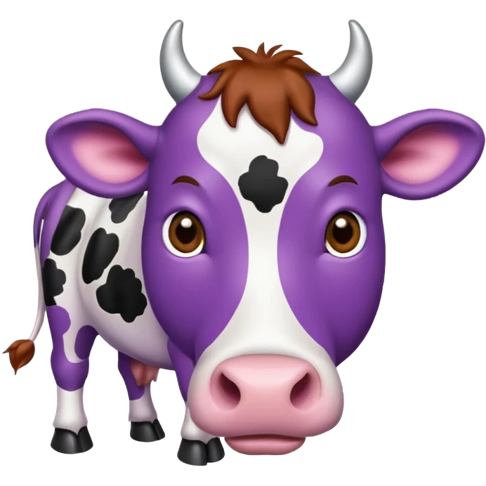 purple cow emoji