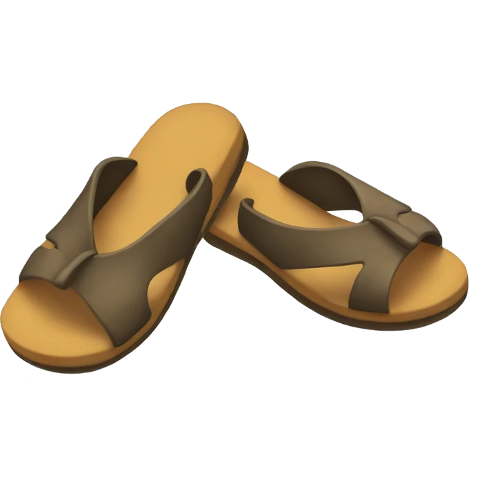 Throwing sandal emoji