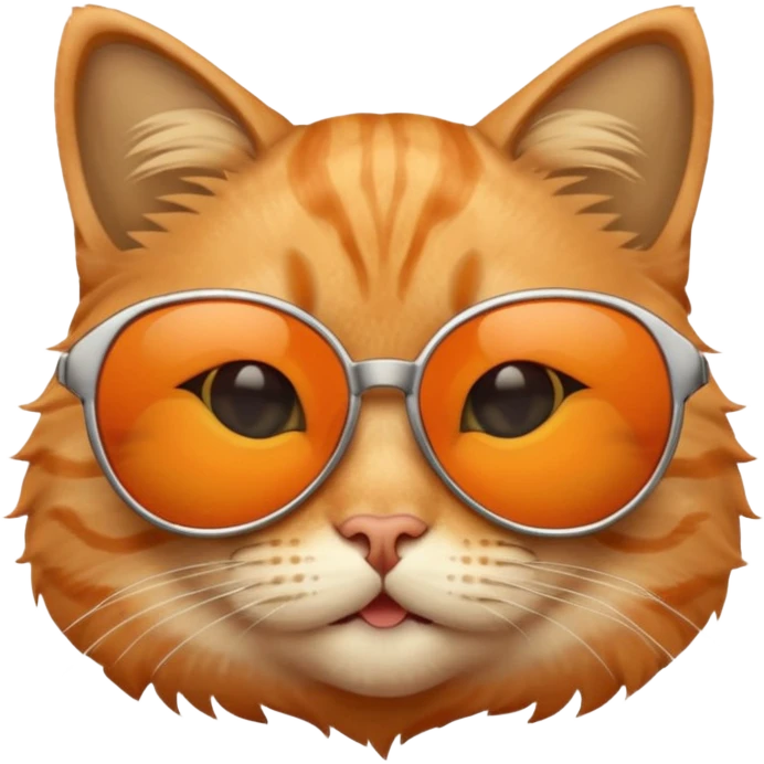 Cat wearing sunglasses emoji