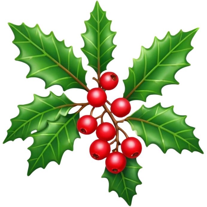 holly plant emoji
