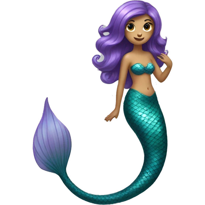 Mermaid with an extravagant tail  emoji