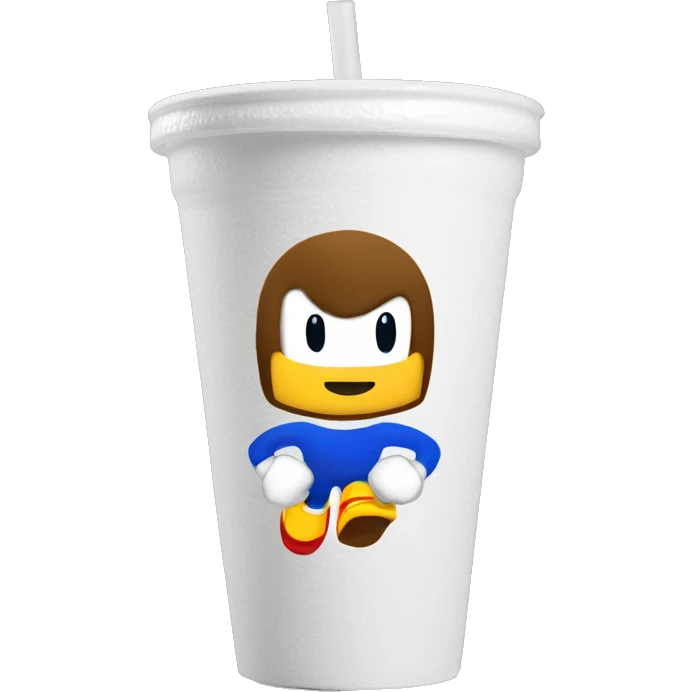  Styrofoam sonic cup emoji