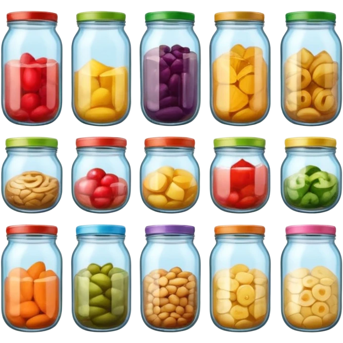 Foods in Jars emoji