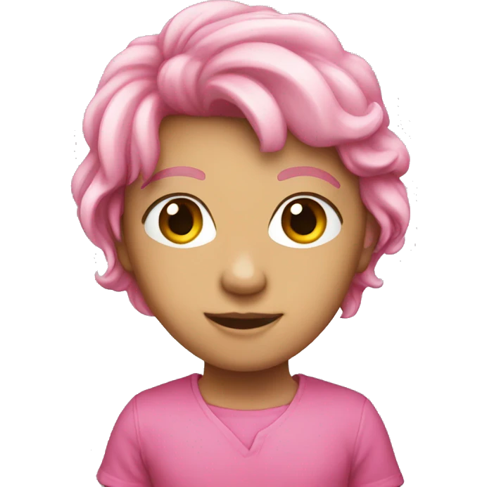 Pink emoji