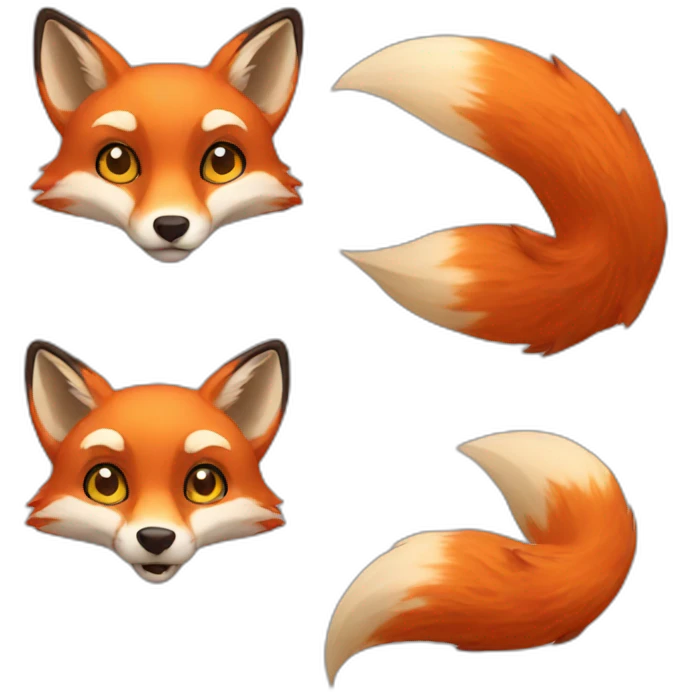 Red fox emoji