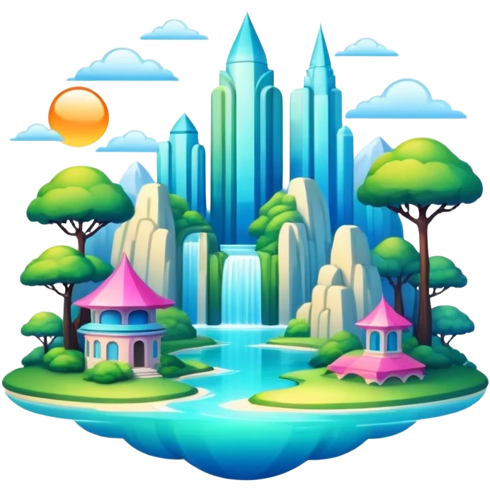 Utopian Aesthetic Scenery Deco emoji