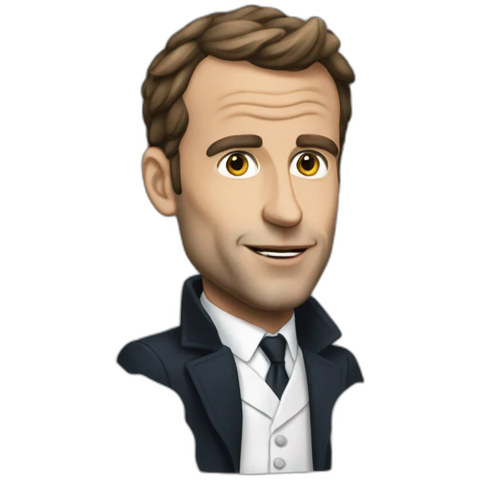 Macron fait caca emoji