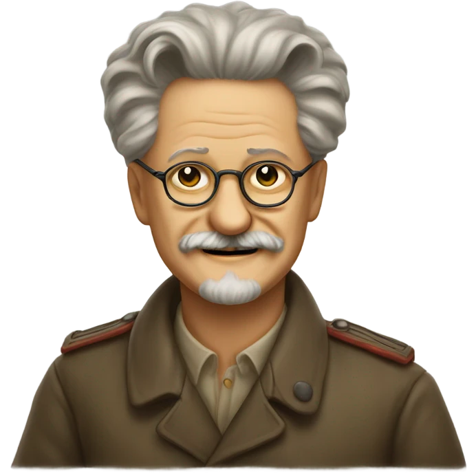 Leon Trotsky smiling emoji