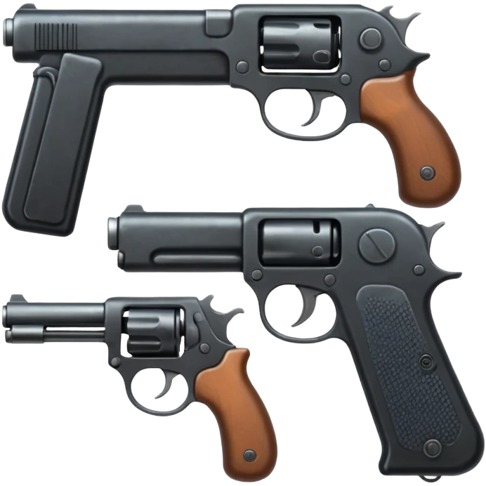 multiple guns emoji