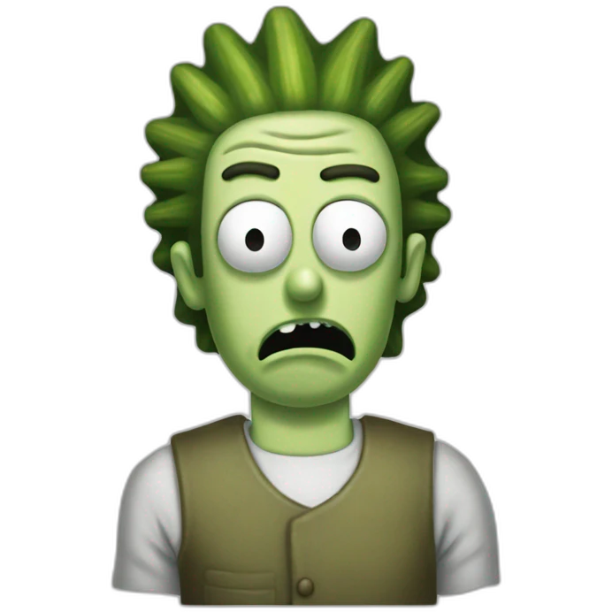 Pickle rick emoji