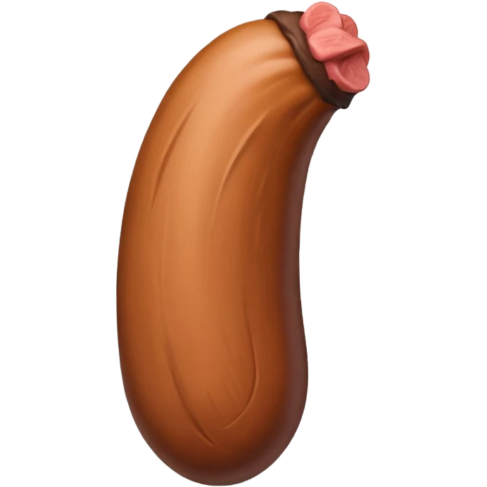 Big brown penis emoji