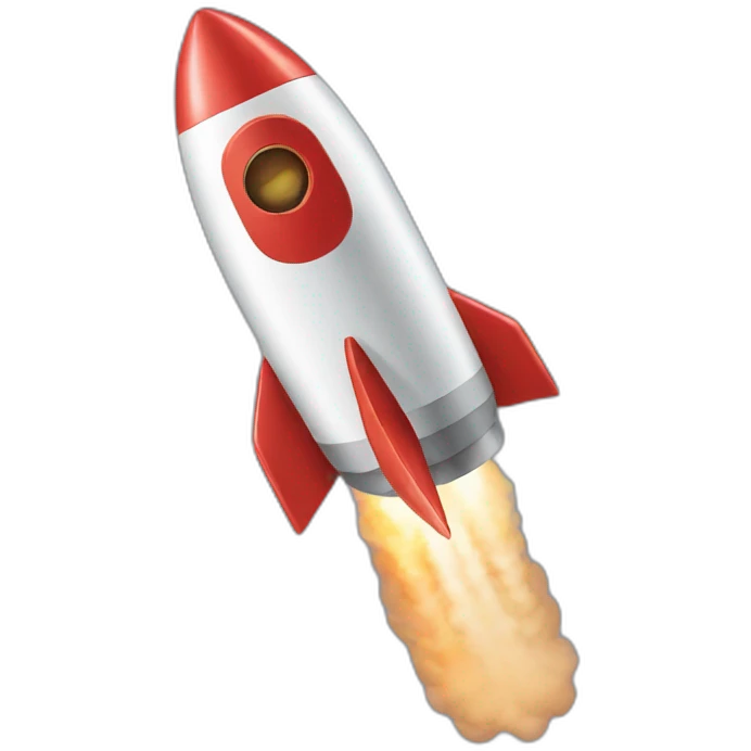 rocket flies emoji