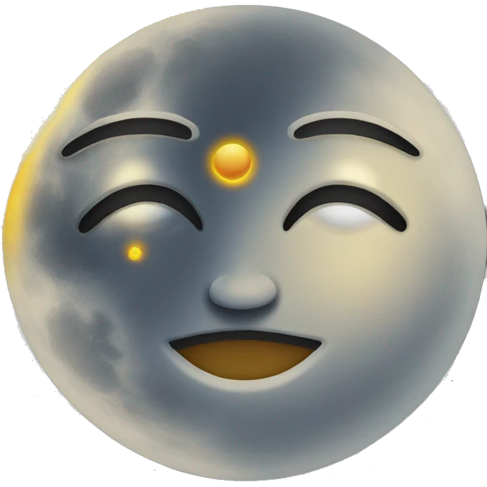 moon and sun emoji