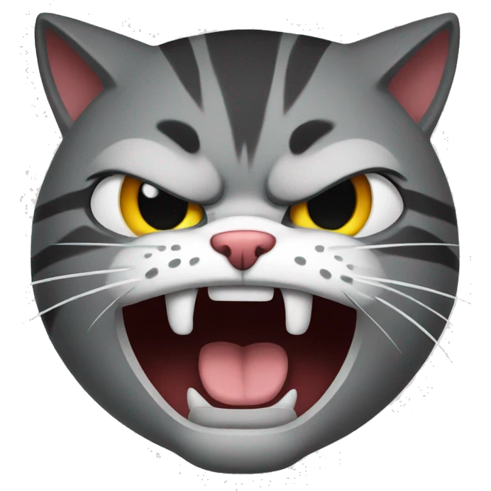 Angry cat emoji