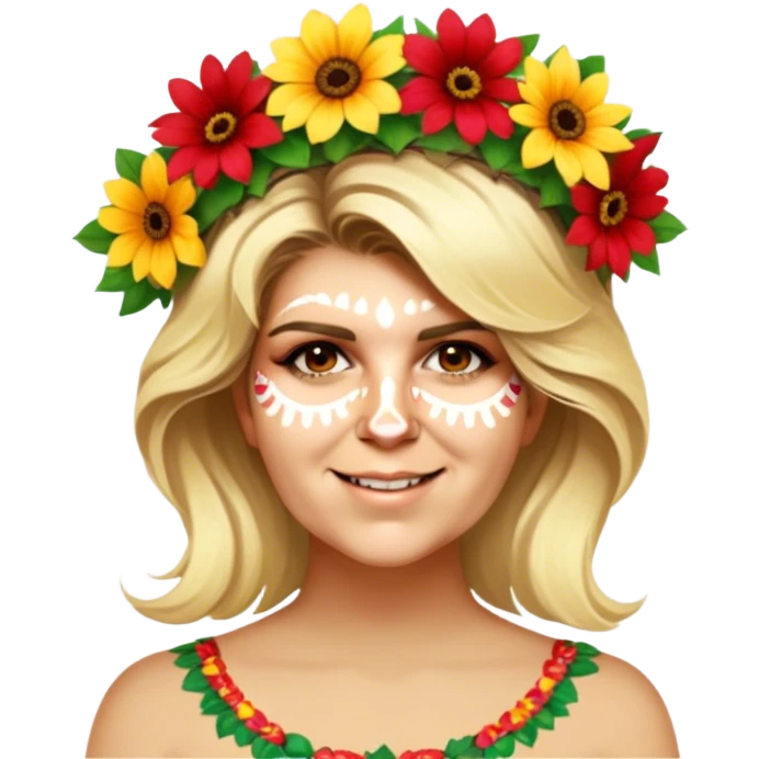 Flower-Crowned Dancer emoji