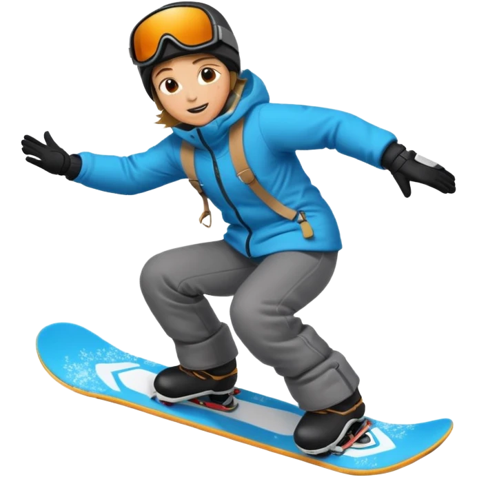 snow jibbing emoji