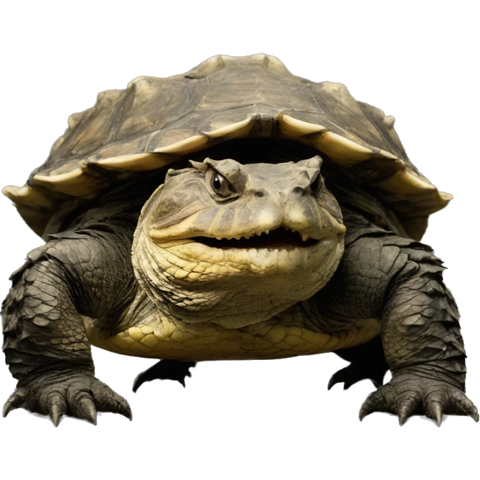 Alligator snapping turtle emoji
