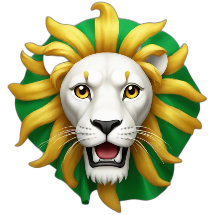 iran flag sun and lion emoji