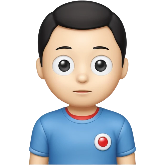 Doramon is wearing physics walla shirt emoji
