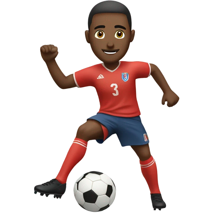 Soccer player emoji