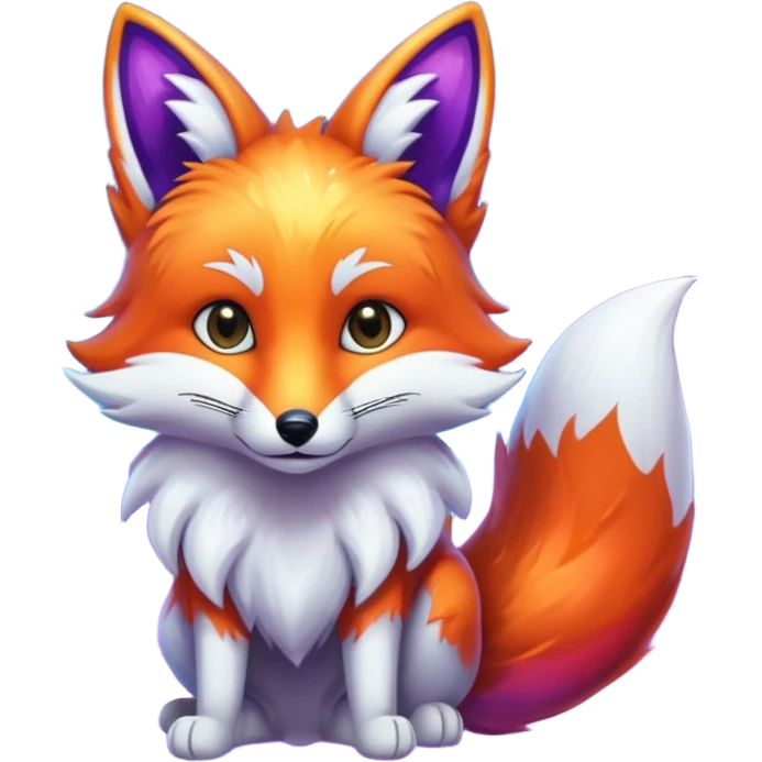 Galaxy fox emoji