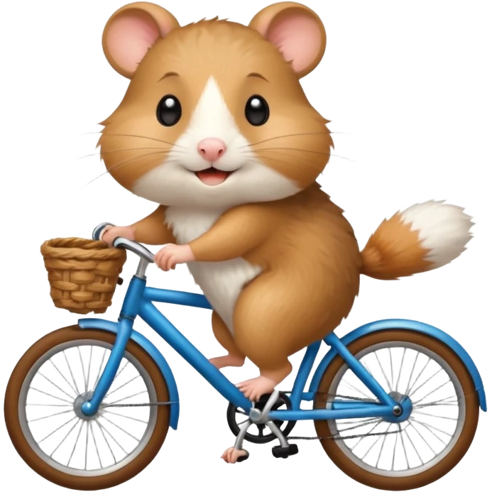 hamster cyclist emoji