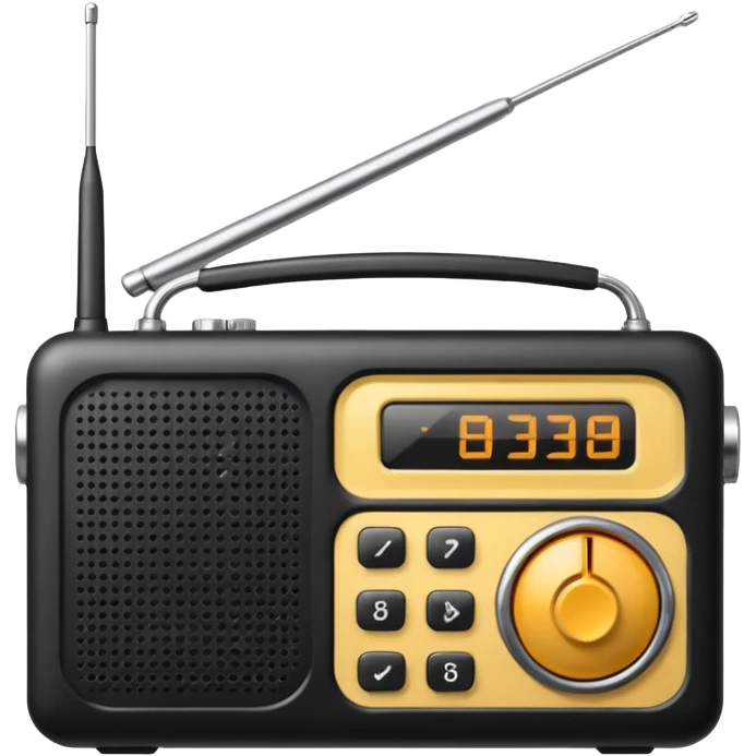 modern new radio emoji