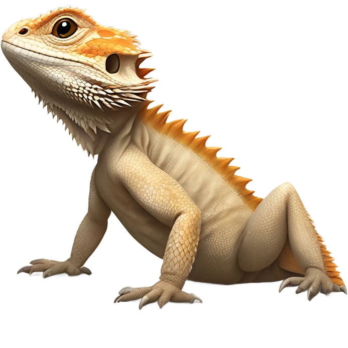 Make a bearded dragon emoji
