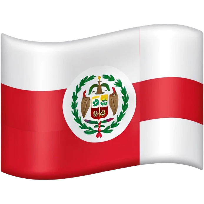 Peru flag complete  emoji