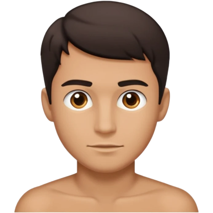 A handsome guy looks bold and brash emoji