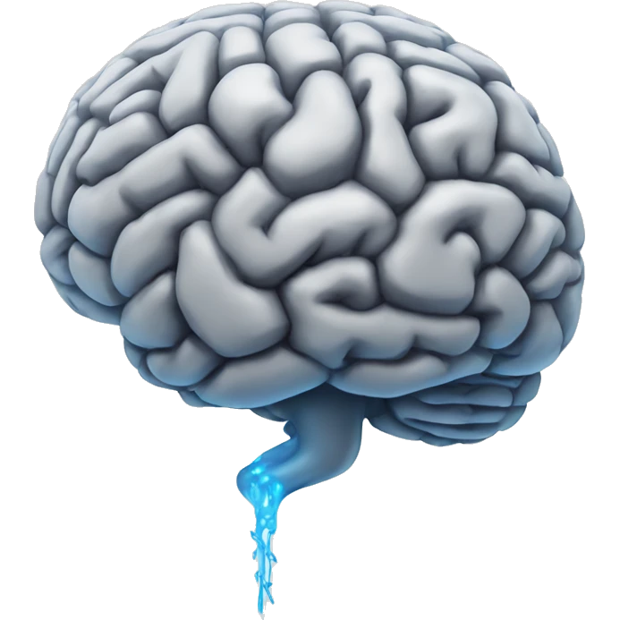 brain consumed by AI emoji