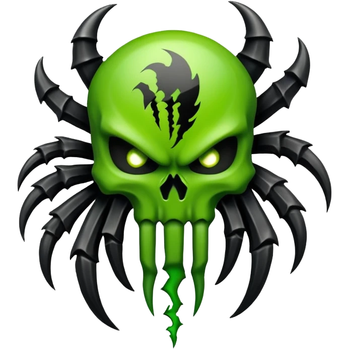 Generate logo of monster energy emoji