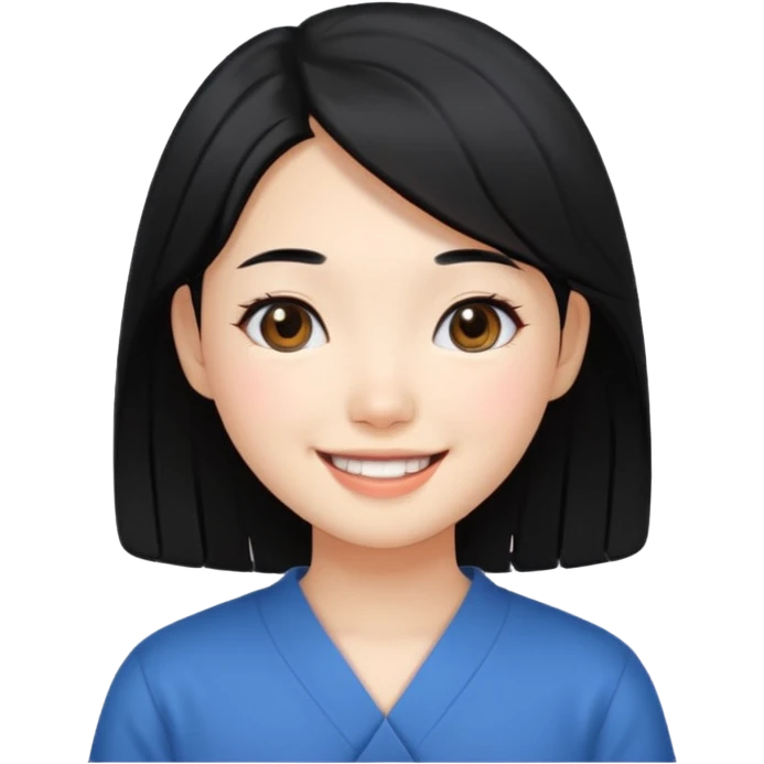 Cute korean girl  emoji
