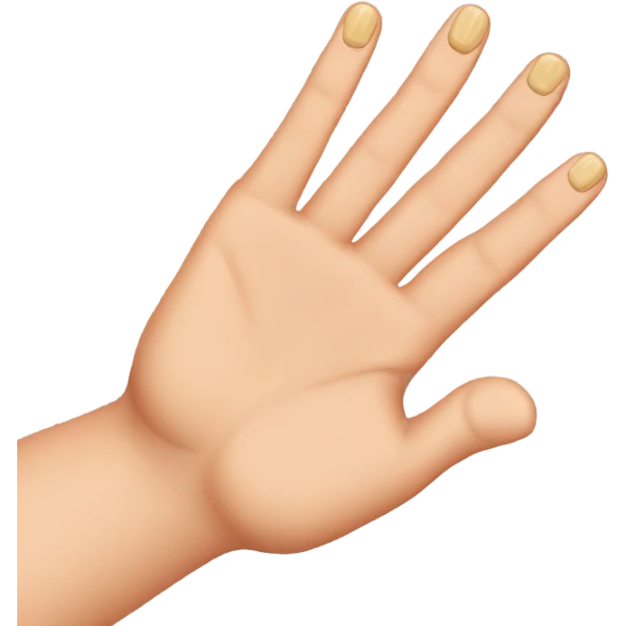 Three fingers emoji