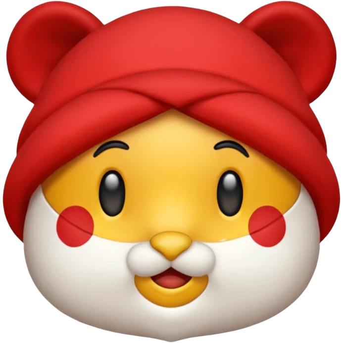 Новогодняя шапка emoji