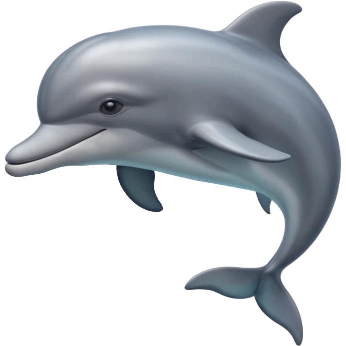 dolphin swimming emoji