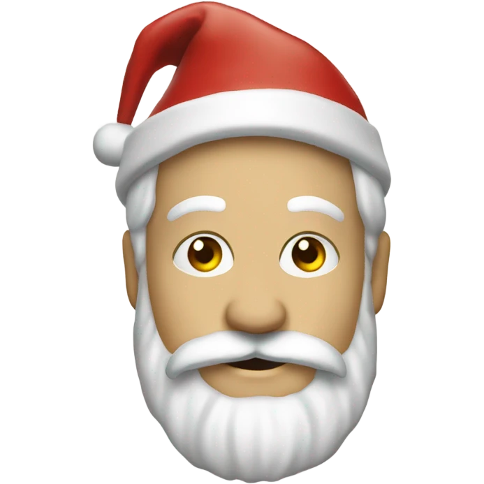 Santa on a sligh  emoji