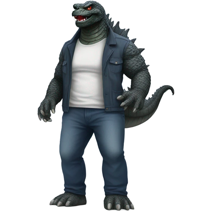 Godzilla with pants  emoji