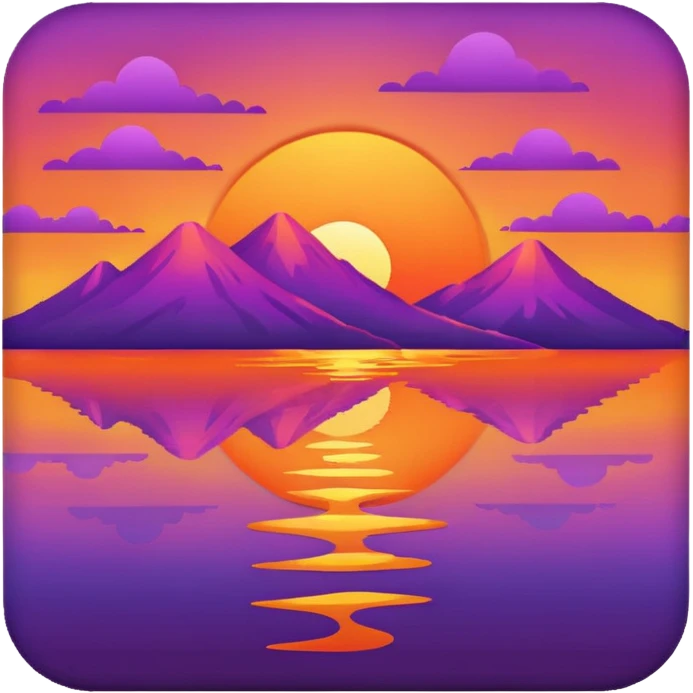 sunset emoji