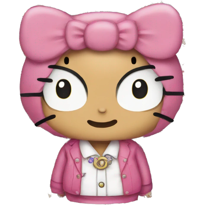 Hello kitty one piece emoji