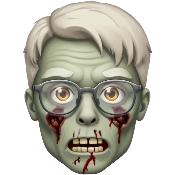 zombie glasses emoji