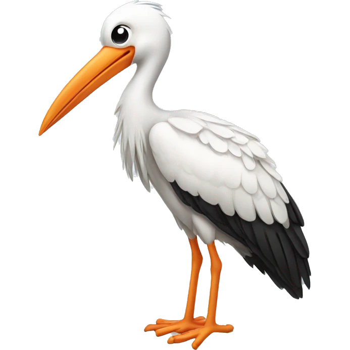 Stork emoji