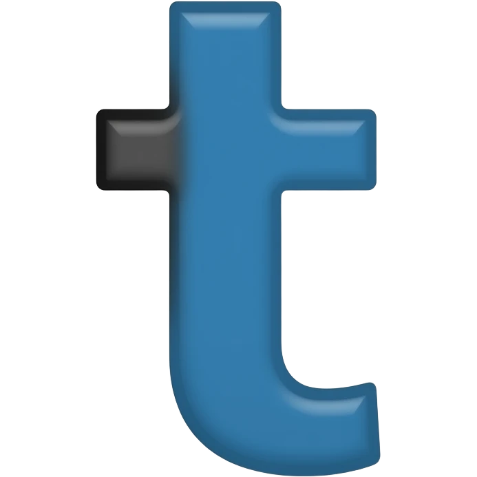 Rajoute un t mais le reste en bleu emoji