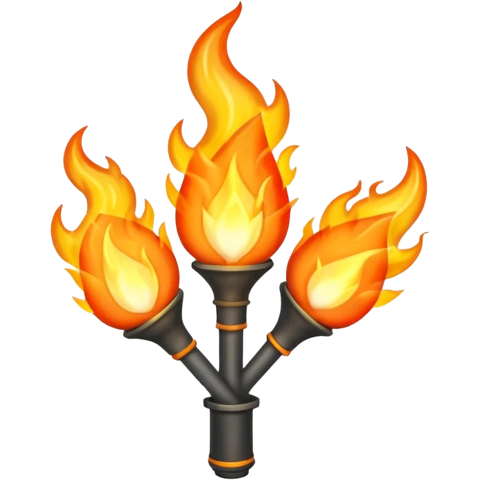 TRIPLE TORCH emoji