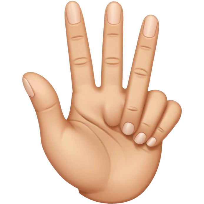 Angry middle finger emoji