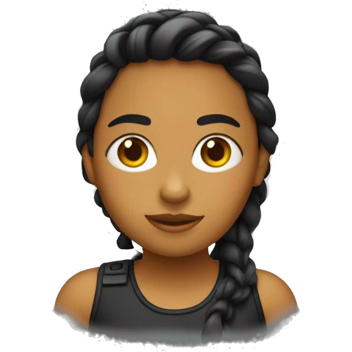 Chica negra  emoji
