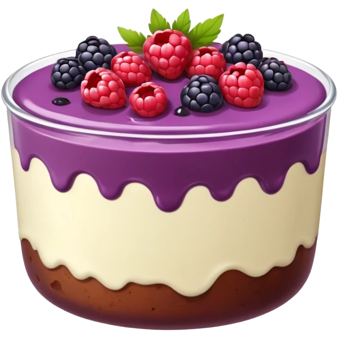 berry pudding emoji